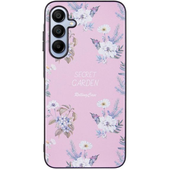 TPU+PC чохол Secret Garden для Samsung Galaxy A15 4G/5G Pink | Зображення 1