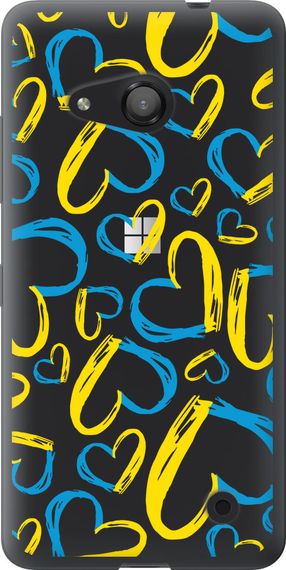 Чехол на Microsoft Lumia 550 Сердца UA "5292u-343-17620"