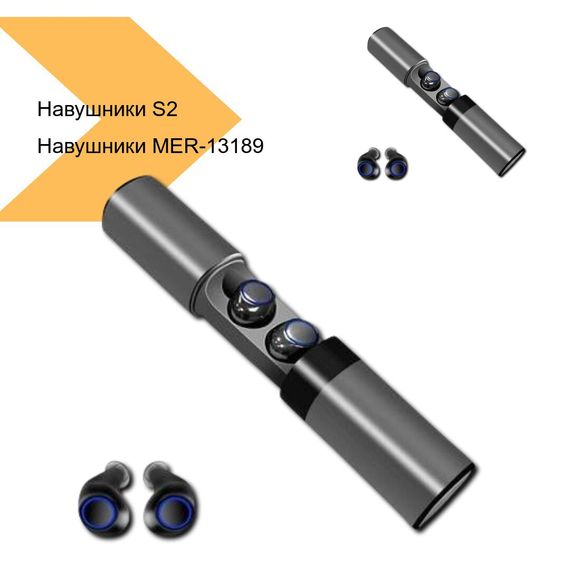 Навушники бездротові S2 BT 4.2 для активного способу життя (MER-13189_783) | Зображення 1