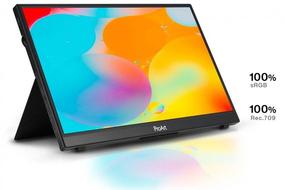 Монитор LCD 14&quot; Asus ProArt PA148CTV micro HDMI, 2xUSB, MM, IPS, 1920x1080, 60Hz, 5ms, Touch, sRGB100% (90LM06E0-B01170) | Зображення 2