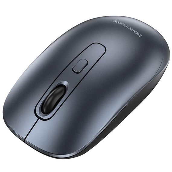 Миша бездротова Borofone BG13 Winner 2.4G Black / Metal gray | Зображення 4