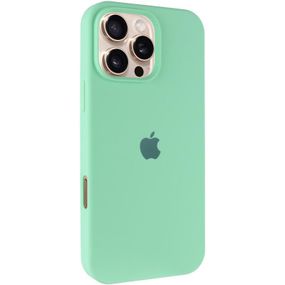 Чохол Silicone Case Full Protective (AA) для Apple iPhone 16 Pro Max (6.9") Зелений / Pistachio