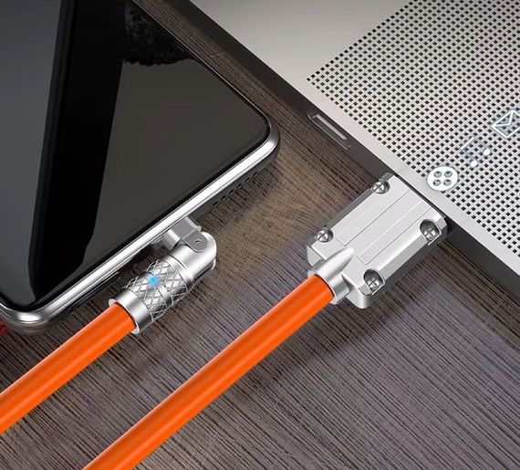 Зарядный кабель USB Type-C с вращением на 180 градусов | Зображення 4