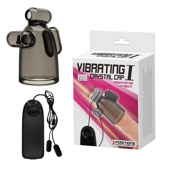 Насадка на головку з вібрацією Vibrating Crystal Cap 1, BI-014629 Sex Aura | Зображення 1