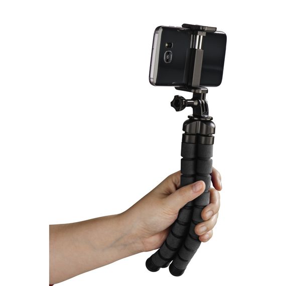 Штатив HAMA Flex 2x1 Mobile Phone,Action Camera 10 -26 см Black (00004613) | Зображення 6