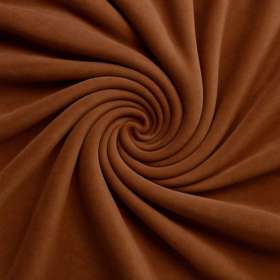 Чохол на диван 2-місний Велюр коричневий Love You | Зображення 2