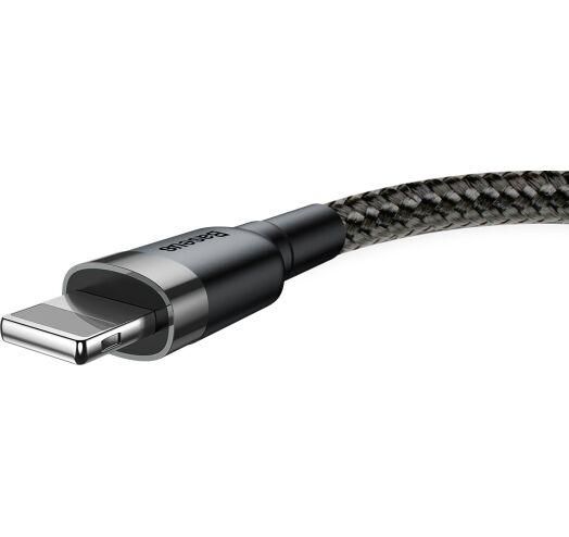 Кабель Baseus Cafule USB Cable for Lightning 2.4 A 1 м Black (CALKLF-AG1) | Зображення 3