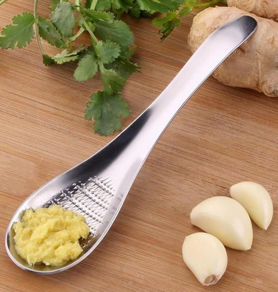Часникова терка із нержавіючої сталі Spoon 10,5см | Зображення 1