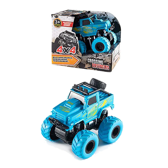 Машинка инерционная BY502-1, открытая коробка 16*11, 5*13, 5см Синий