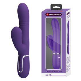 Вібромасажер із поступальним рухом серії Pretty Love - Mariana Twinkled Dark Purple 7 vibration functions 4 rolling functions, Sex