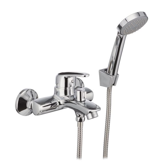 Смеситель для ванны CRON MAGIC 009 черная ручка (CR0124) | Зображення 1