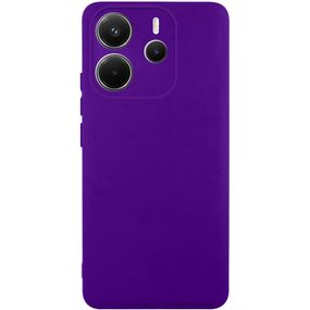Чохол TPU GETMAN Liquid Silk Full Camera для Xiaomi Redmi Note 14 4G (Int. version) Фіолетовий / Ultra Violet