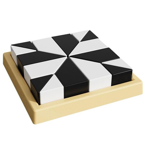 Настольная интерактивная игра Ummi ME-149 Hidden Black and White Blocks Black / White