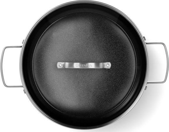 Сотейник із кришкою GreenPan Chef's Collection CC007736-001 28 см 3.5 л чорний | Зображення 5