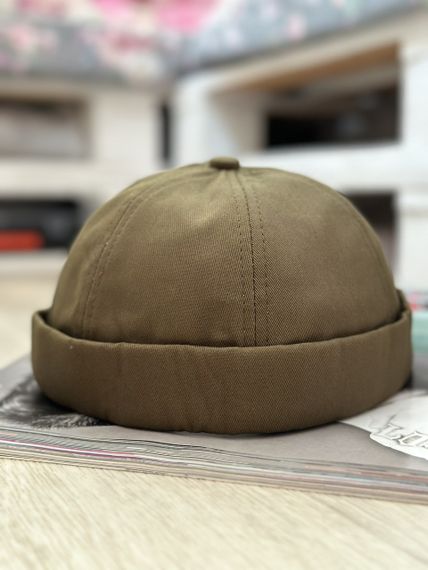 Коротка шапка міні біні, докер Хакі 56-60р (НЛ-211)