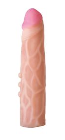 Страпон-насадка EGZO CIBERSKIN NSTR05 реалистичная, телесного цвета, 21,5 см Sex Aura