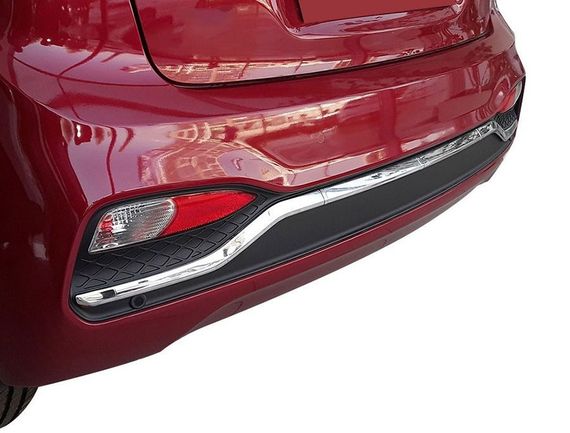 Накладка на торець бампера 2018-2020 (нерж) для Hyundai I-20 2014-2020 рр.