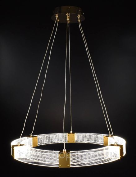 Люстра потолочная LED SGA14-650 Золото 35-150х60х60 см. | Зображення 3