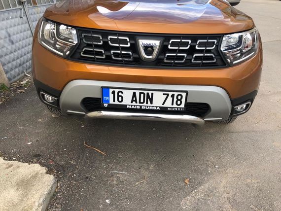 Накладки на противотуманки (2 шт., нерж) OmsaLine - Італійська нержавійка для Renault Duster 2018-2024 рр | Зображення 3