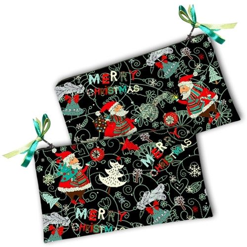 Косметичка жіноча Merry Christmas 20х12 см (K_NK038)