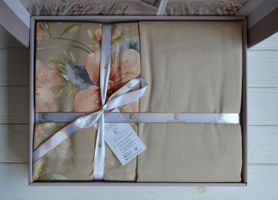 Постельное белье First Choice Ranforce 200 х 220 см Annabel Cappucino | Зображення 2