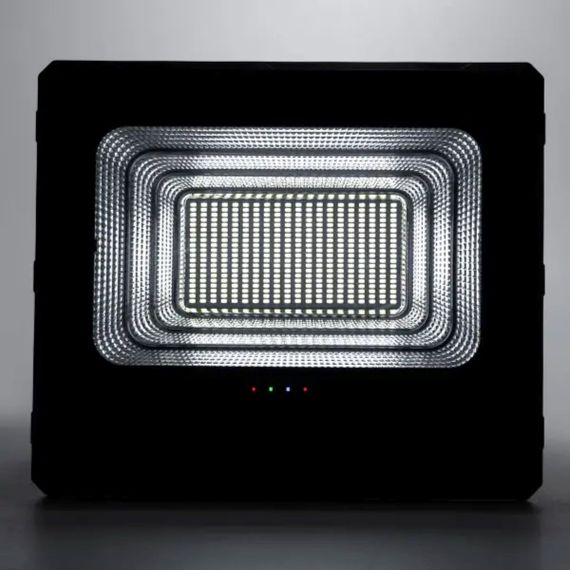 Вуличний LED ліхтар прожектор світлодіодний вуличний 418 LED 500 Вт із сонячною панеллю HP-5-77 | Зображення 2