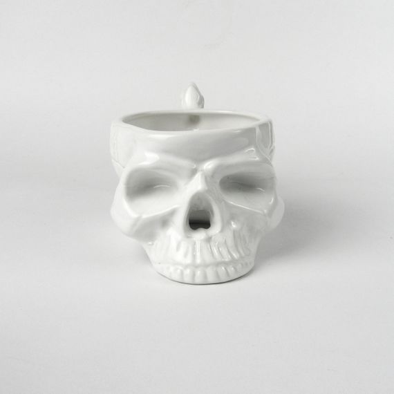 Кухоль Череп з кістками білий ET (CHK16) | Зображення 1