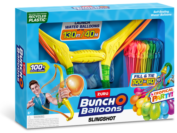 Ігровий набір Bunch O Balloons Рогатка та 100 водних куль (56494) | Зображення 1