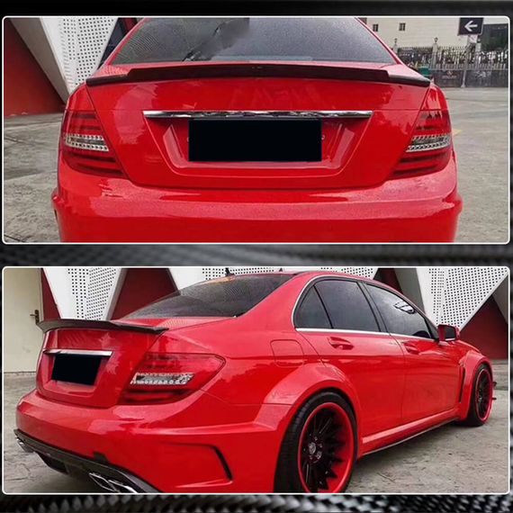 Спойлер SD V4 (Карбон) для Mercedes C-class W204 2007-2015 гг | Зображення 3