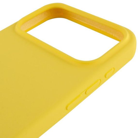 Чохол Silicone Case Full Protective (AA) для Apple iPhone 17 Pro Max (6.9") Жовтий / Yellow | Зображення 3
