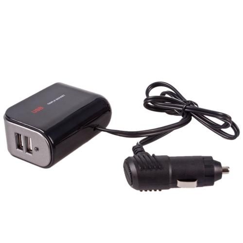 Подовжувач прикурювача VOIN 2 виходи +2USB 2100mA 12/24V SC-2069 | Зображення 2