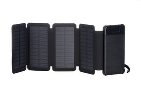 Портативний зарядний пристрій 2E Power Bank Solar 8000mAh Black (2E-PB814-BLACK)