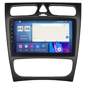 Штатная магнитола 9" Lesko для Mercedes-Benz C-Класс II (W203) 2000-2004 2/32Gb CarPlay 4G Wi-Fi GPS Prime