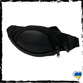 Бананка Tommy Hilfiger з екошкіри. Сумка поясна. Сумка через плече TH