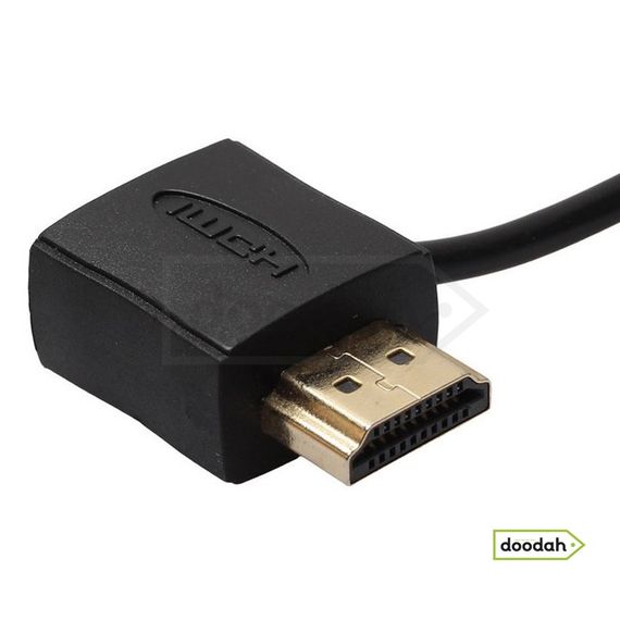 Кабель / перехідник HDMI M/F 2.0 19 Pin - USB  - 50 см Asdomo | Зображення 3