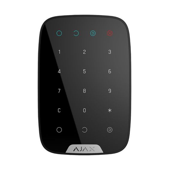 Бездротова сенсорна клавіатура Ajax KeyPad black арт.14538