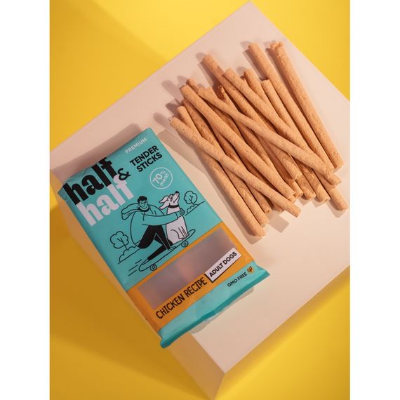 Ласощі для собак Half&Half Sticks з куркою 100 гр | Зображення 1
