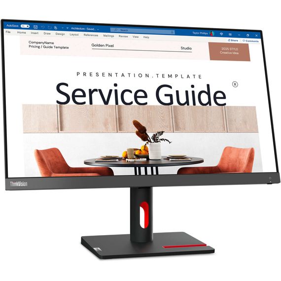 Монитор Lenovo ThinkVision S24i-30 (63DEKAR3EU) | Зображення 1