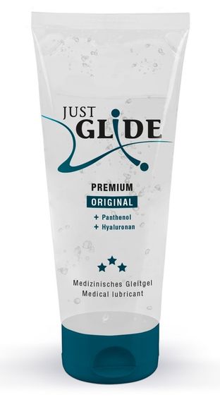 Веганський органічний гель-лубрикант - Just Glide Premium, 200 ml Sex Aura