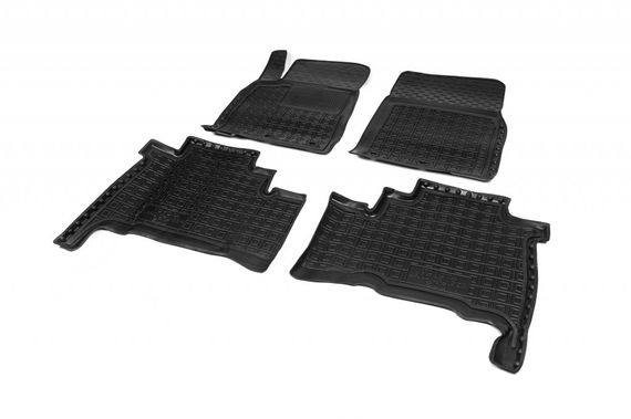Гумові килимки з бортом 2012-2021 (Autogumm) для Toyota Land Cruiser 200 | Зображення 1
