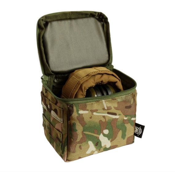 Комплект Підсумок для тактичних навушників + кавер для дужки навушників Multicam | Зображення 4