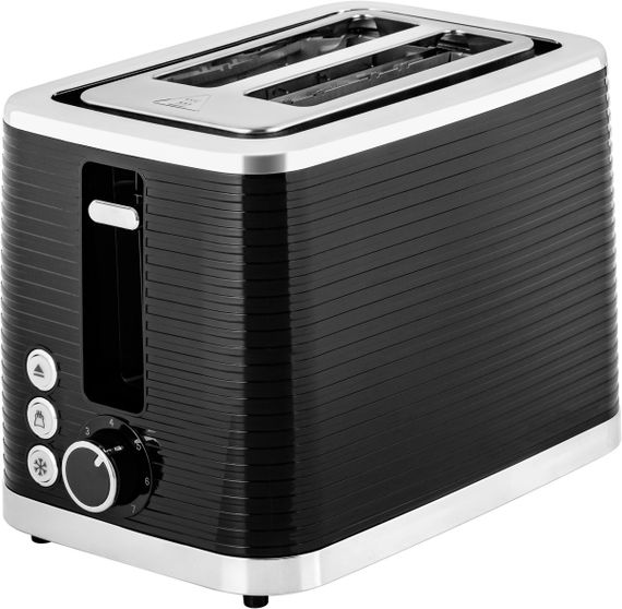 Тостер ECG ST 2750 Stripe 930 Вт чорний