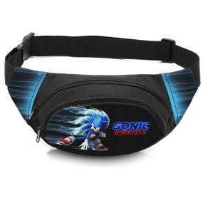 Сумка-бананка детская с принтом Супер Соник поясная сумка для мальчика (4610)
