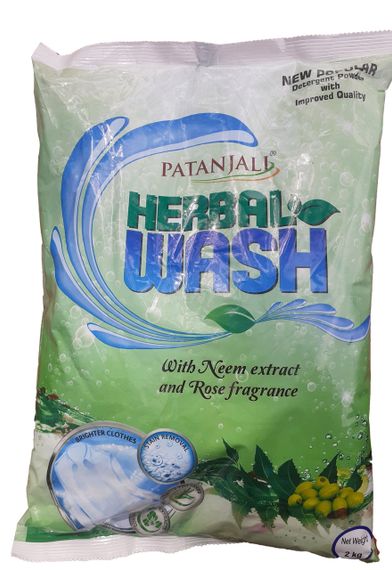 Пральний гіпоалергенний порошок Herb wash c Німом і Трояндою Патанджалі 2 кг, | Зображення 2