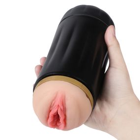 Двухсторонний мастурбатор рот и вагина без вибрации, сквозной Sex Aura
