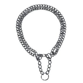 Нашийник-удавка Trixie подвійний хромований 40 см / 2 мм