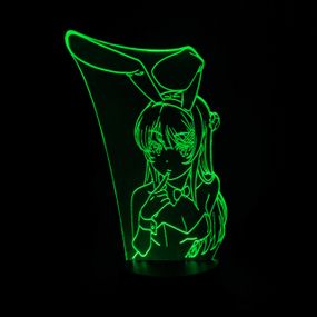 Акриловый светильник-ночник Маи Сакурадзима зеленый tty-n001669
