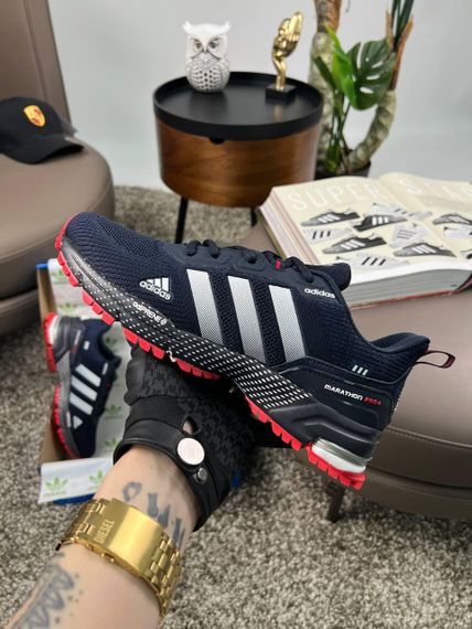 Мужские кроссовки Marathon Pro+ Navy Red текстиль  весна / літо / осінь A3620 42 26,5 | Зображення 8