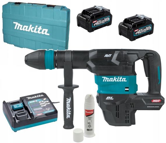 Молоток відбійний акумуляторний Makita HM001GM201 (9.4 Дж, 0-2650 хв-1, XGT, 1100 Вт, BL, SDS-MAX, AVT, 5.8 кг)