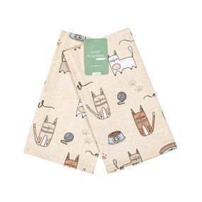 Набір рушників Home Line 65309 Україна 40x60  Бавовна Принт, Бежевий